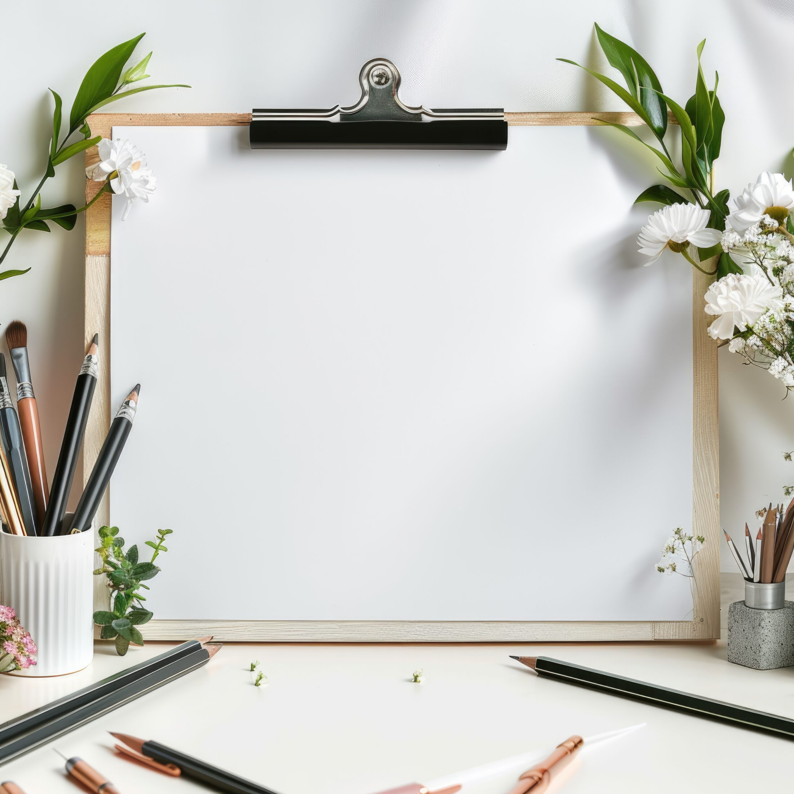 portrait-real-drawing-board-mockup-ai-icon-whiteboard-easel